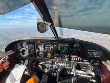 airplane training flight Boise