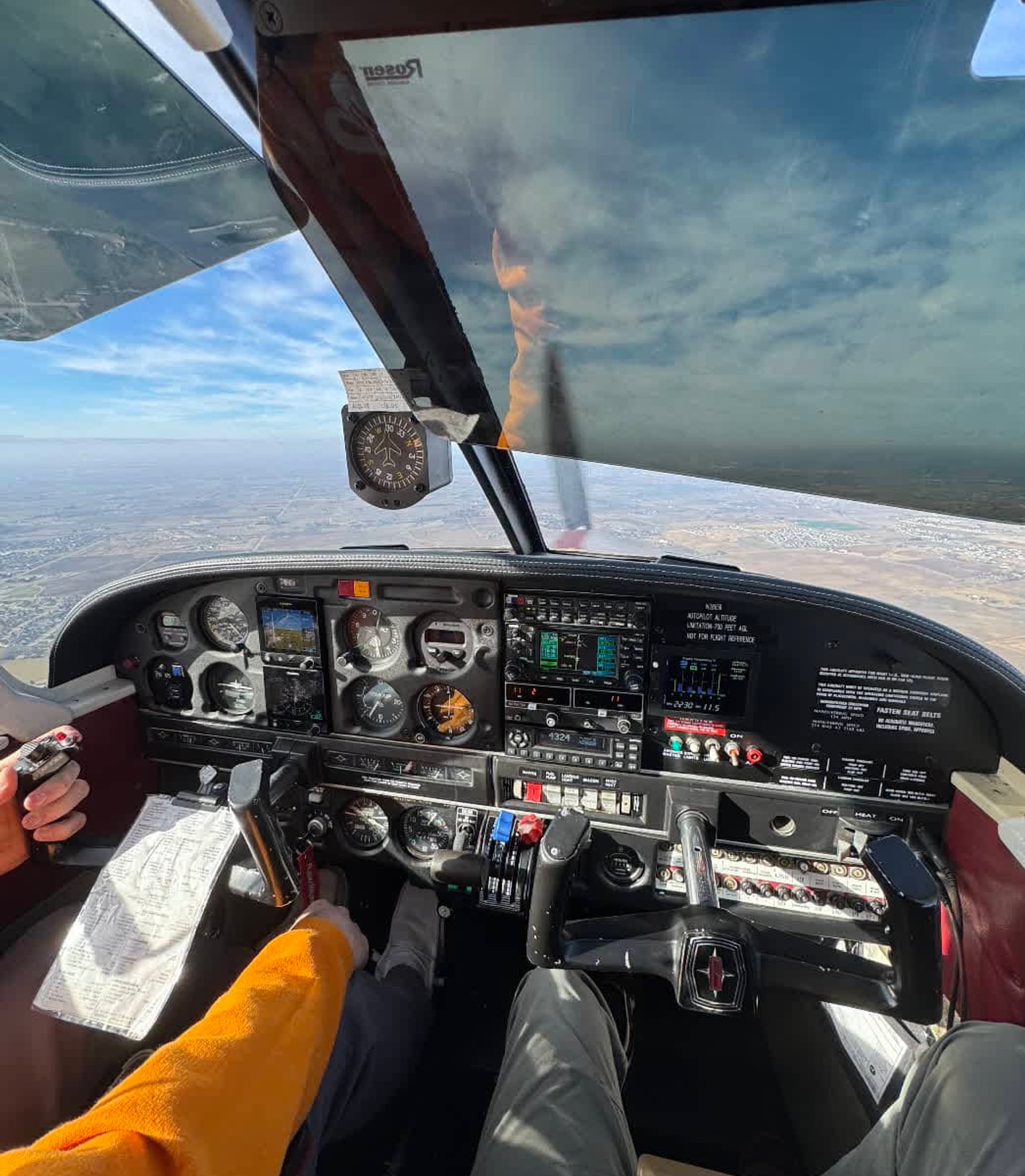 flight simulator cockpit Boise